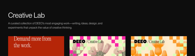 Recent Blogs section