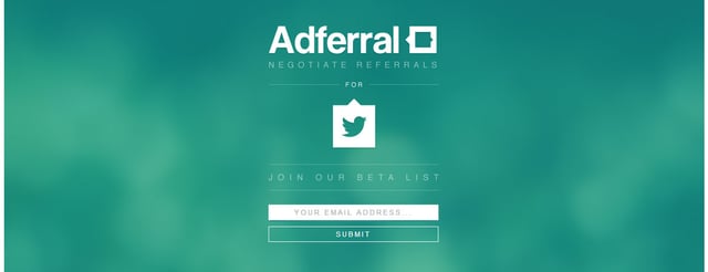 Adferral | Negotiate referrals Lead Capture Preview