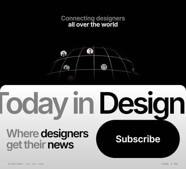 Today in Design Big Footer Preview