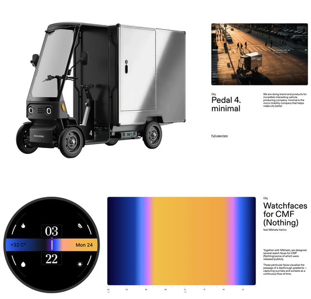 Portfolio section