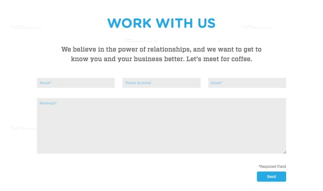 Freight Depot Accounting Contact Form Preview