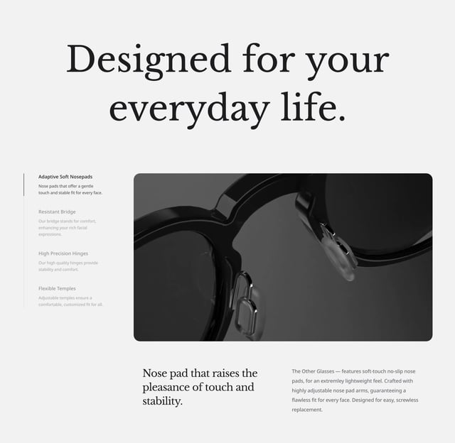 The Other Glasses Feature Carousal Preview