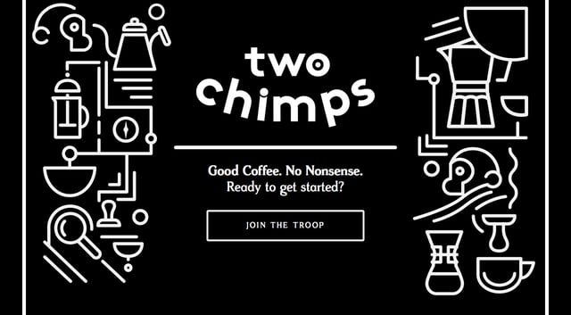 Two Chimps Coffee Call-To-Action Hero Preview