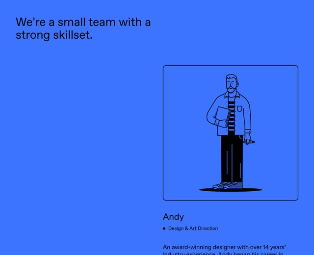 Nine Sixty Team Section