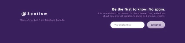 Spatium Newsletter Preview