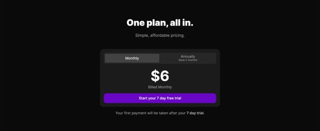 Timo Pricing Table Preview