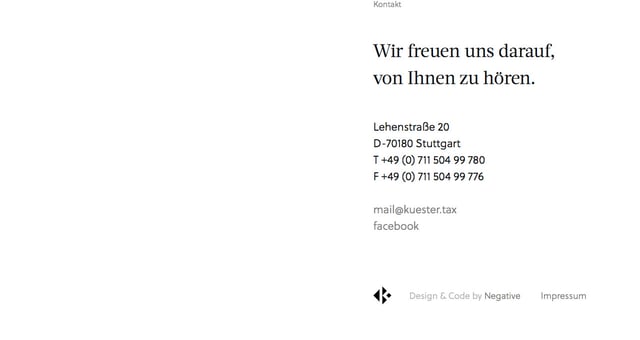 Küster Steuerberatung Big Footer Preview