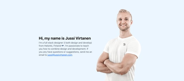 Full Stack UI Biography Preview
