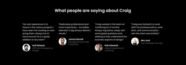 CursorUp Testimonials Preview