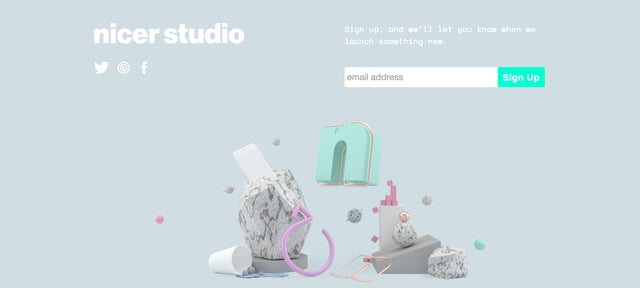 Nicer Studio Newsletter Section