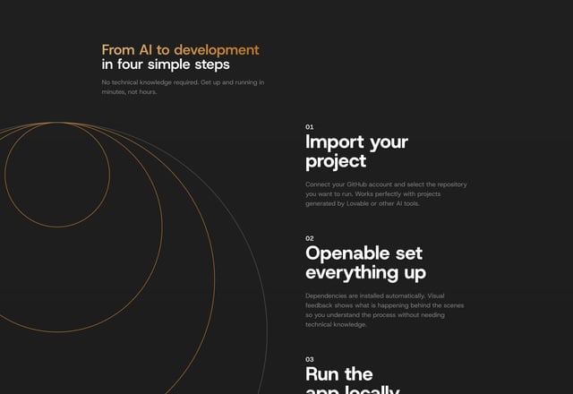 Openable How It Works Section