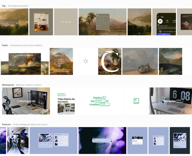 Portfolio section