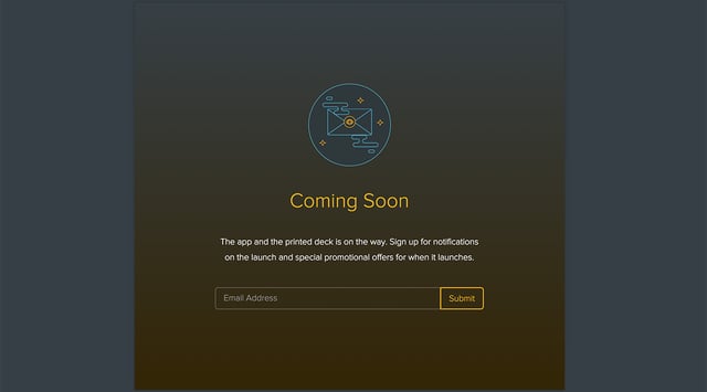 Golden Thread Tarot Waitlist or Beta Sign Up Section