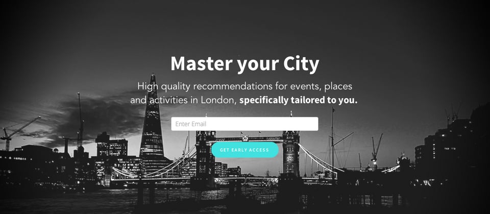 Waitlist or Beta Sign Up section on Dojo section design