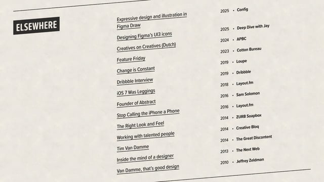 Portfolio section