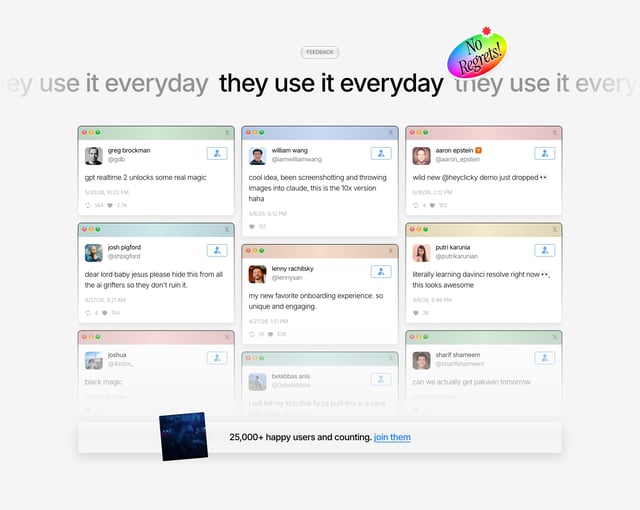 heyclicky Testimonials Grid Preview