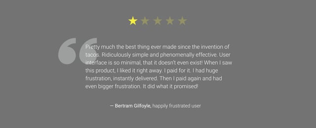 Frustration Testimonials Preview