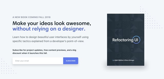Refactoring UI: The Book Newsletter Section