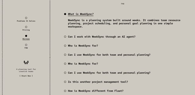 FAQ Accordion section