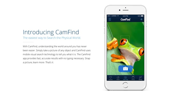 CamFind Device Mockup Preview