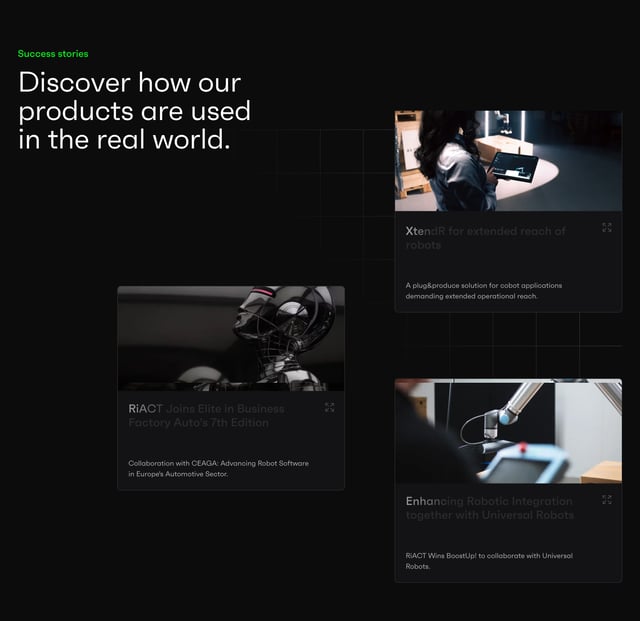RiACT Z-Pattern Layout Section