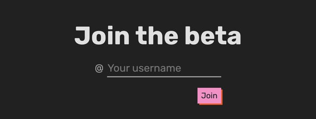 Racket Beta Call-To-Action Section