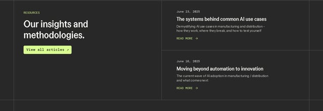 Recent Blogs section