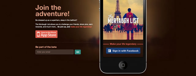The Murtaugh List Lead Capture Preview