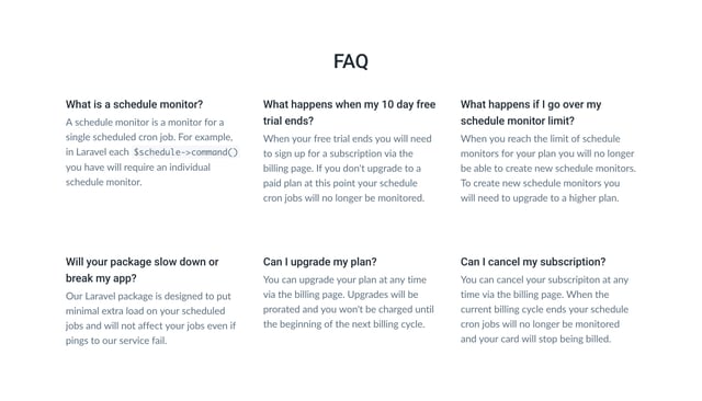 Surveyr FAQ Grid Preview