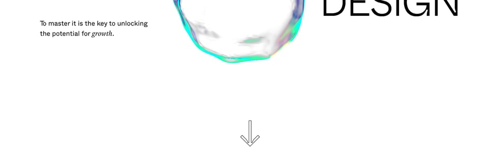 Scroll Hint section on Liquid Crystal section design