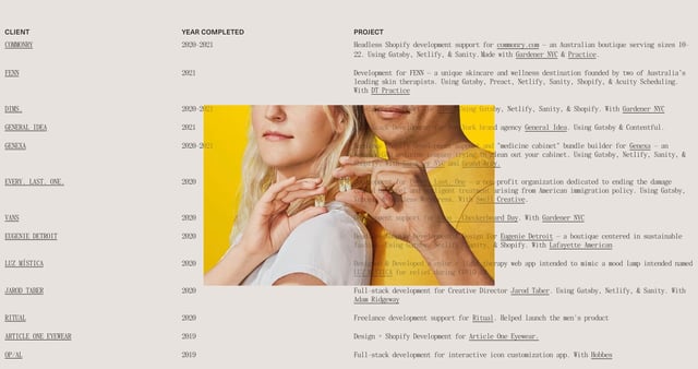 Lucas Vocos Timeline Preview