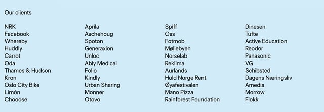 Heydays Client Name List Preview