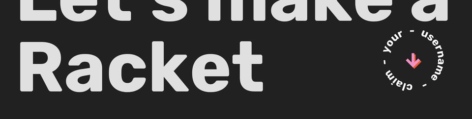 Scroll Hint section on Racket Beta section design