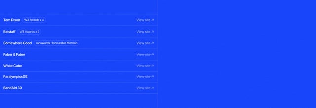 George Wood • Product Designer Client Name List Preview
