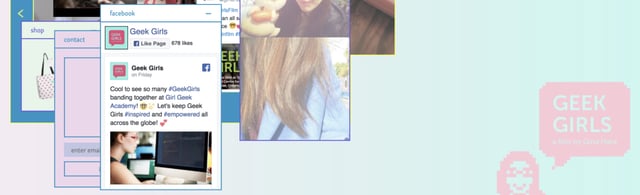 Geek Girls Contact Form Preview