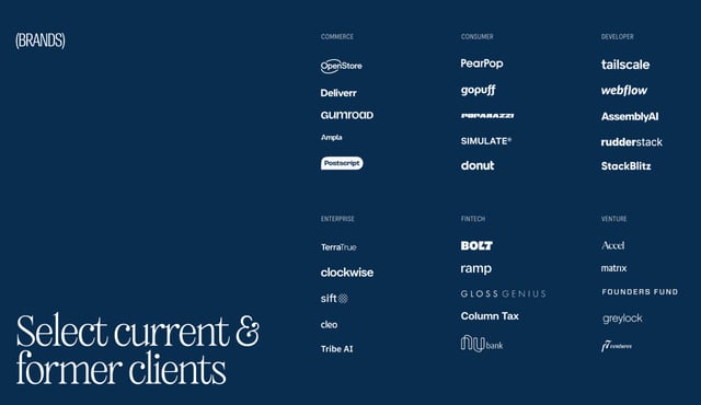 Six Eastern Client Logo Grid Preview