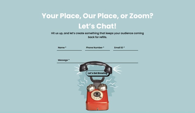 Brewitty Contact Form Preview