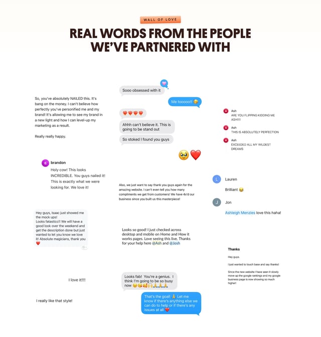 Pancake Web Studio Testimonials Preview