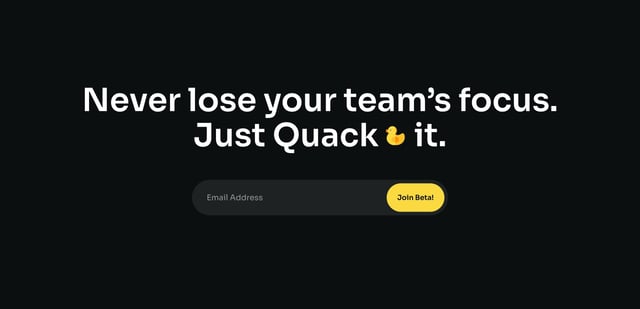 Quack Lead Capture Preview