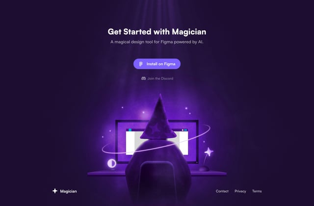 Magician for Figma Big Footer Preview