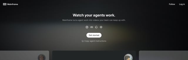 Mainframe Call-To-Action Hero Section