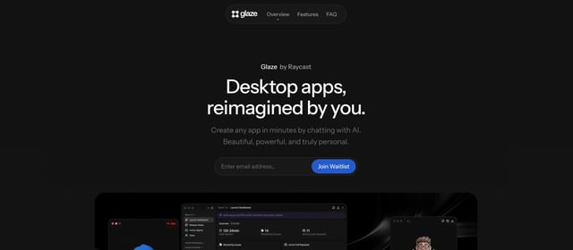 Glaze Lead Capture Hero Preview