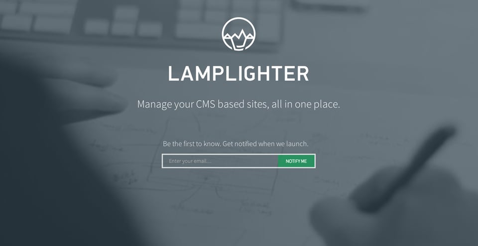 Waitlist or Beta Sign Up section on Lamplighter section design
