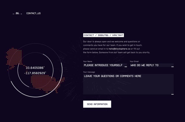 Blocksphere Contact Form Preview