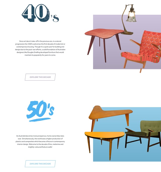 Interiors in Time Infographics Preview