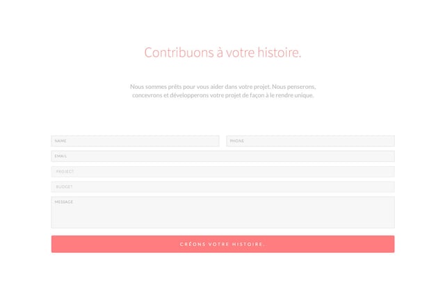 Makehook Contact Form Preview