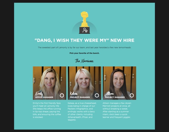 Lemonly Annual Report 2017 Team Preview