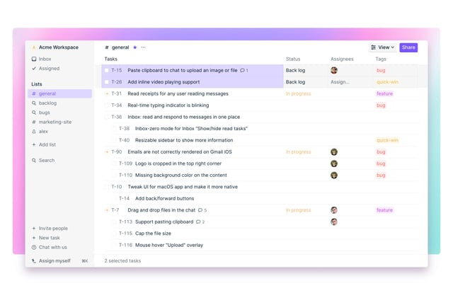 Height Screenshots Section
