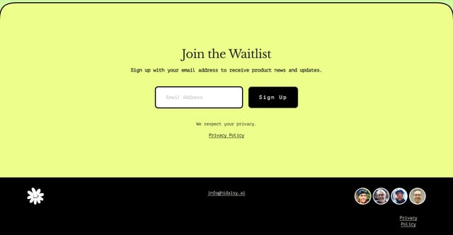 Daisy AI Big Footer Preview