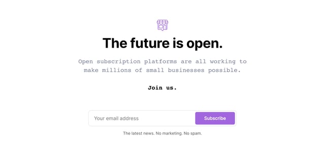 Open Subscription Platforms Newsletter Preview